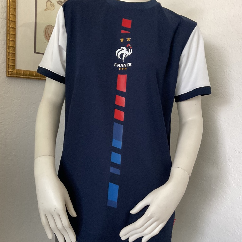 France FFF Blue and White T-Shirt